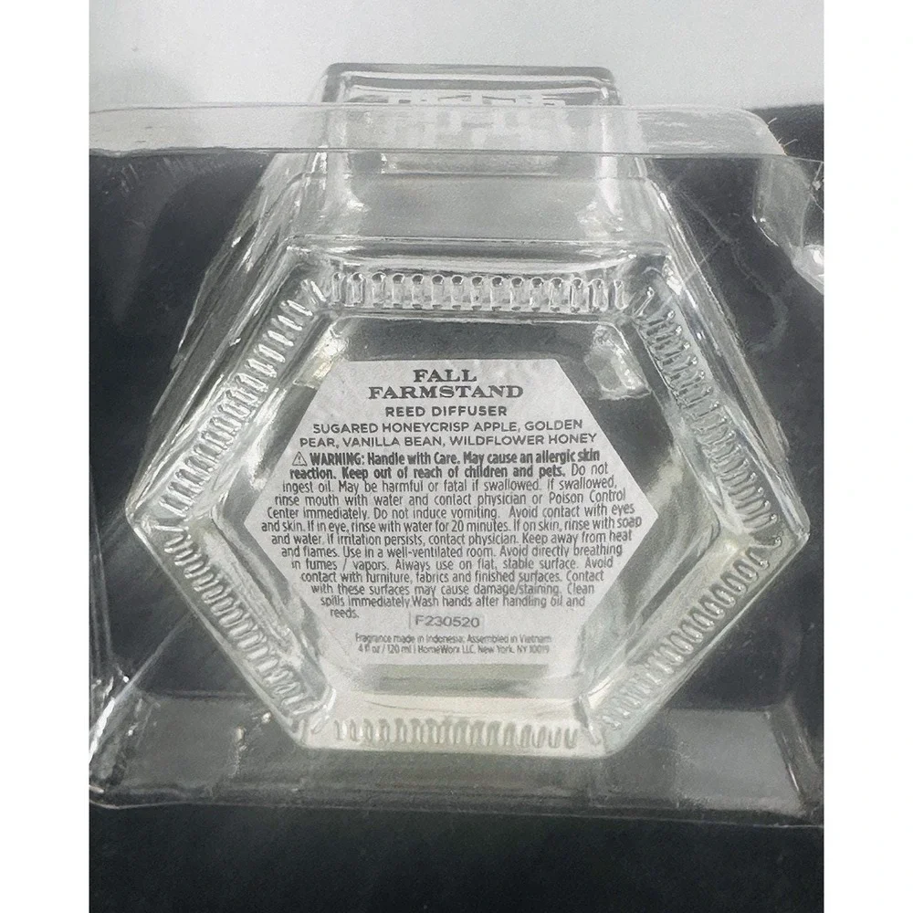 HomeWorx by Slatkin & Co. Reed Diffuser Fall Farmstand _ 4 FL oz